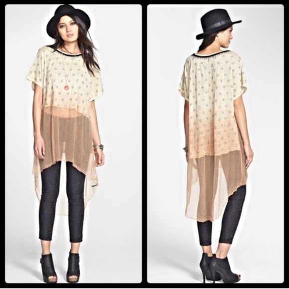 Free People Diamond Dip Dye Tunic - Picture 4 of 12